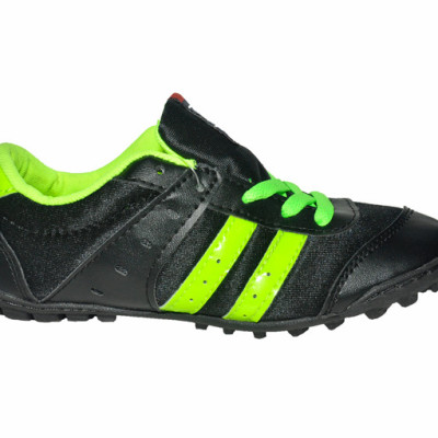 GIÀY ĐÁ BANH VẢI CP004 MÀU ĐEN XANH LÁ MAY ĐẾ