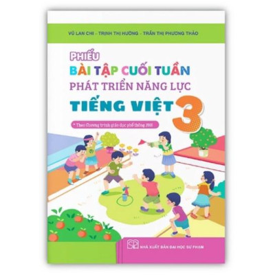 Sách - Combo Phiếu bài tập cuối tuần phát triển năng lực Toán + Tiếng Việt 3 ( Kết Nối )