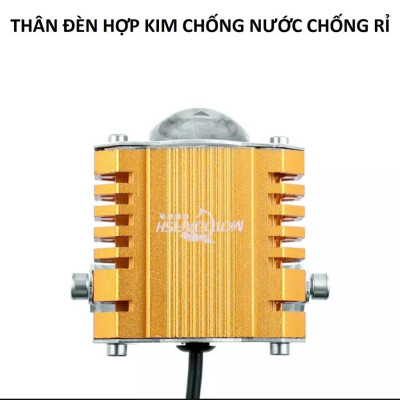 Đèn Trợ Sáng Bi Cầu Motofish Lắp Xe Máy Ô Tô Siêu Sáng – Cực Bền, Chống Nước Hiệu Quả