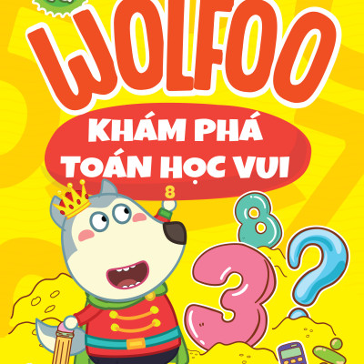 Bộ Sách Wolfoo Khám Phá Toán Học Vui - Tập 1-4 (Bộ 4 Cuốn)