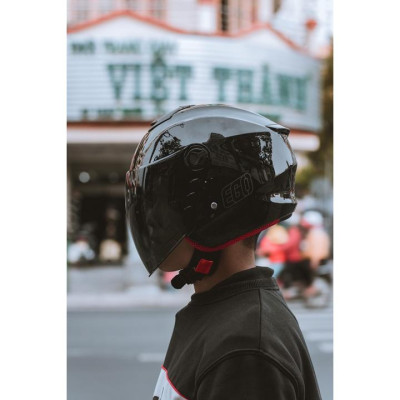 KÍNH CHẮN MŨ 3/4 EGO E-3 (KHÔNG BAO GỒM MŨ BẢO HIỂM) - GARA20