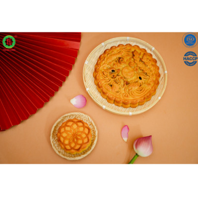 BÁNH TRUNG THU MẶT TRĂNG 0012: NHÂN THẬP CẨM GÀ QUAY JAMBON 6 TRỨNG 600G - VIỆT NAM