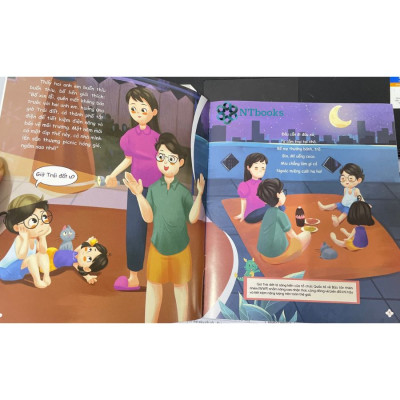 Sách Cùng bố khám phá thế giới - Truy tìm dấu vết Thỏ Mặt Trăng