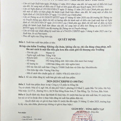 Sách - Bí kíp cửu kiếm Trading