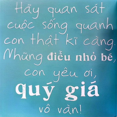 Lời Thương Gửi Con Yêu: Con Chẳng Hề Nhỏ Bé