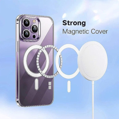 Ốp Lưng Trong Suốt Likgus Hỗ Trợ sạc tính từ Cho iPhone 16 Pro / 16 Pro Max / 16 Plus / IP16 – Độ Trong Tuyệt Đối, Chống Trầy Xước & Ố Vàng, Tản Nhiệt Tốt – Hàng Nhập Khẩu