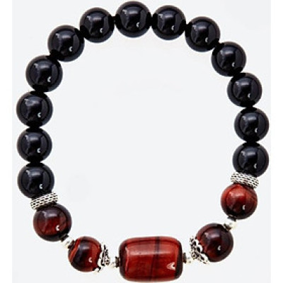 Vòng tay đá thiên nhiên phối lu thống size hạt 8mm - Ngọc Quý Gemstones