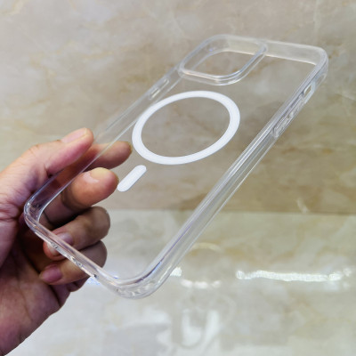 Ốp lưng WiWu trong suốt dành cho iPhone 14 Pro Max sạc không dây - hàng chính hãng