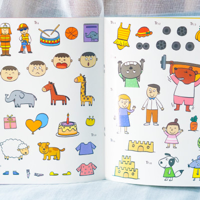 Sách-300 miếng bóc dán thông minh (6 cuốn) - Đinh Tị Books