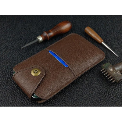 Bao Da Rút cho Samsung Note20 Ultra, Note10 Plus, Note20 Có Quai Cài Da Bò Hạt