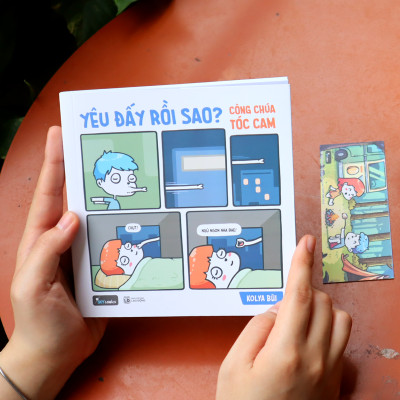 Sách - Yêu Đấy Rồi Sao? - Công Chúa Tóc Cam - Tặng Kèm Bookmark 2 Mặt Bồi Cứng