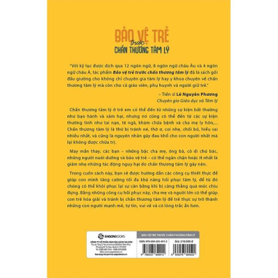  Bảo vệ trẻ trước chấn thương tâm lý