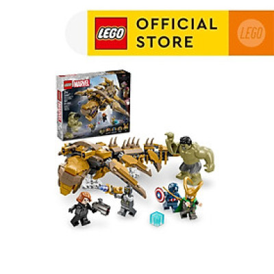 LEGO SUPERHEROES 76290 Đồ Chơi Lắp Ráp Cuộc Chiến: Avengers Và Quái Vật Leviathan (347 chi tiết)
