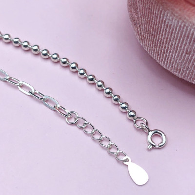 Vòng Tay, Lắc Tay Lá Đính Đá Bạc Hiểu Minh LTU584