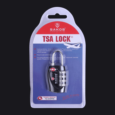 Ổ Khóa Số An Ninh Quốc Tế TSA SAKOS 008 Tối Đa Bảo Mật - Hàng Chính Hãng