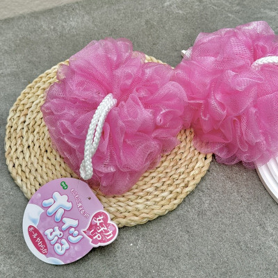 Bông tắm tròn tạo bọt mịn Kikron Ø12cm