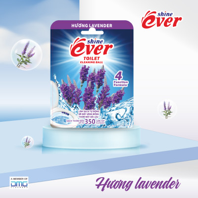 Mua 3 Vỉ Viên treo bồn cầu Evershine Hương Lavender 54gr được tặng 1 Viên treo bồn cầu hương chanh