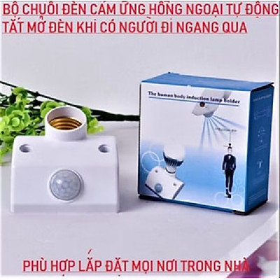 CHUÔI BÓNG ĐÈN CẢM BIẾN HỒNG NGOẠI TỰ ĐỘNG BẬT TẮT ĐÈN THÔNG MINH