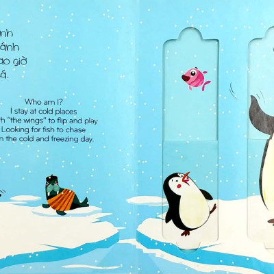 Chuyển Động Ghép Hình - Slide And Play - Thế Giới Động Vật - Animals (Tái Bản 2023)