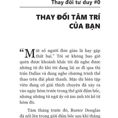 Thay Đổi Tư Duy - Mind Shift