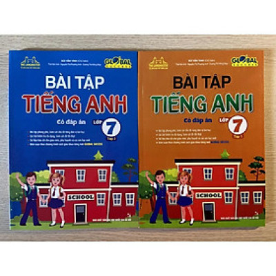 Sách - Bài tập Tiếng Anh lớp 7 ( tập 1 + tập 2) Global Success