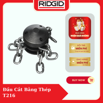 Phụ Kiện Máy Thông Tắc Đường Ống Đầu Cắt Bằng Thép RIDGID T216 (63060) Số 1 Tại Mỹ - Hàng Chính Hãng