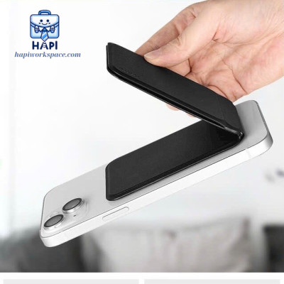 Giá đỡ nam châm điện thoại gấp gọn hàng chính hãng WiWU Wi-MW004 Mag Wallet X Pro: Hỗ trợ từ tính, gập gọn tiện lợi