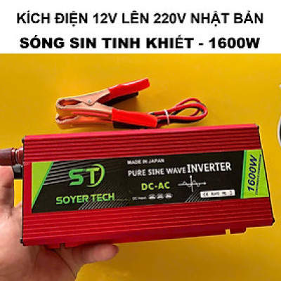 Kích Điện Nhật Bản 1600W Sóng Sin Chuẩn – Dùng Cho Gia Đình, Cực Ổn Định