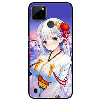 Ốp lưng dành cho Realme C21Y - C25Y mẫu Anime Cô Gái Cài Tóc Đỏ