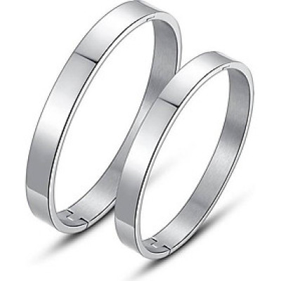 Vòng tay cặp Hàn Quốc VTC13 (Màu bạc)