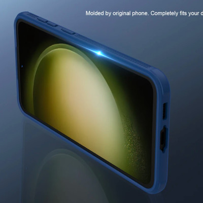 Ốp lưng cho Samsung Galaxy S23 Fe bảo vệ camera chống sốc hiệu Nillkin Camshield chống sốc cực tốt, chất liệu cao cấp, có khung & nắp đậy bảo vệ Camera - Hàng chính hãng