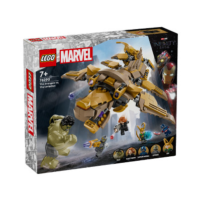 LEGO SUPERHEROES 76290 Đồ Chơi Lắp Ráp Cuộc Chiến: Avengers Và Quái Vật Leviathan (347 chi tiết)