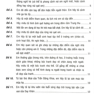 199 Dàn Bài Và Bài Văn Hay 6 (Biên Soạn Theo Chương Trình GDPT Mới)