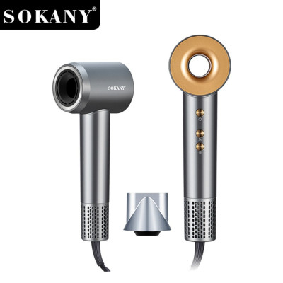Máy sấy tóc 2 chiều nóng lạnh SOKANY SK-14020 công suất lớn 2400W, cung cấp ion âm chăm sóc tóc chuyên nghiệp - HÀNG CHÍNH HÃNG