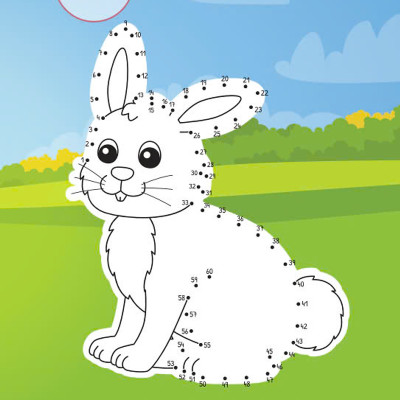 Sách - Nối Số Và Tô Màu - Động Vật Ở Trang Trại - Song Ngữ Anh-Việt