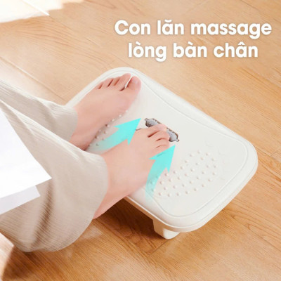 Ghế Gác Chân Công Thái Học Ghế Kê Chân Ghế Gác Chân Văn Phòng MÀU ĐEN