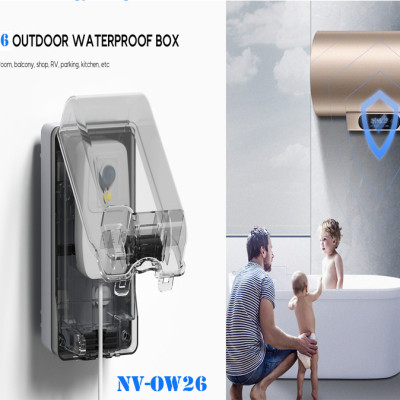 Ổ cắm điện ngoài trời chống nước IP66 Novalink NV-OW26 nhập khẩu chính hãng | Chuẩn IP66, 1 ổ cắm 3 chấu 16A