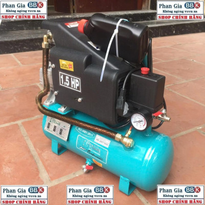 [chính hãƞg] Máy Nén Khí Có Dầu Liền Trục 1.5HP Romano 12L, 100% Dây đồng, Bảo hành 1 năm