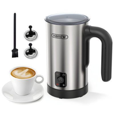 Máy tạo bọt sữa Nóng và Lạnh 4 trong 1 Thương hiệu Mỹ cao cấp HiBREW - M3A - HÀNG NHẬP KHẨU