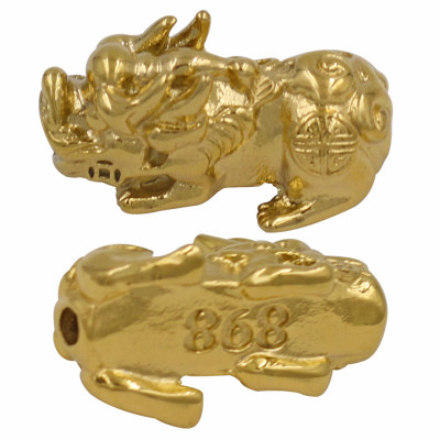 Vòng chuỗi đeo tay mã não vân rạn đỏ 14 ly ( size lớn ) charm tỳ hưu và bi inox vàng, vòng tay chuỗi hạt