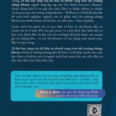 24 Bài Học Sống Còn Để Đầu Tư Thành Công Trên Thị Trường Chứng Khoán (Quà Tặng Card đánh dấu sách đặc biệt)