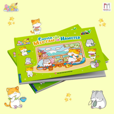 Sách Tô Màu - Baby Three, Capybara Và Mèo Cam, Thị Trấn Nhỏ, Tết Và Lễ Hội, Mèo Cam Và Hamster - Combo 5 Cuốn - Minh Thắng