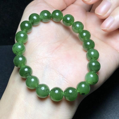 Vòng Tay Ngoc-Bich Xanh size 10ly - Hợp tất cả các mệnh - Mang lại Bình An, May Mắn, Tài Lộc