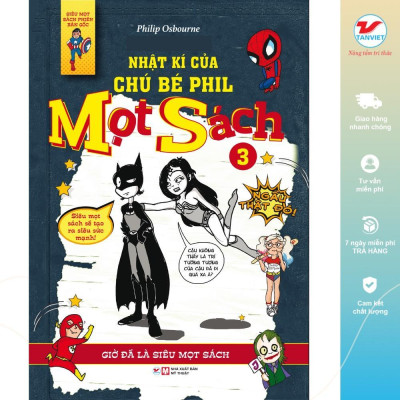 Sách - Nhật Ký Chú Bé Phil Mọt Sách - Chọn Lẻ 5 Tập - Philip Osbourne - Tân Việt Books