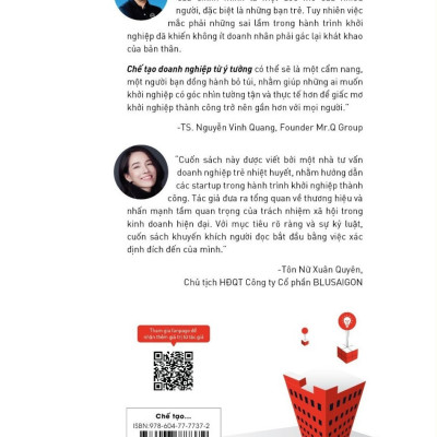 CHẾ TẠO DOANH NGHIỆP TỪ Ý TƯỞNG - Công Thức Biến Ý Tưởng Kinh Doanh Thành Tài Sản - Nguyễn Nhật Thiên