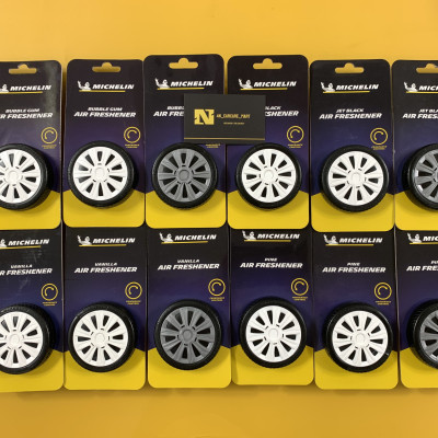 Sáp Thơm  Ô Tô MICHELIN Khử Mùi Xe Hơi Cao Cấp - Michelin Organic Can Air Freshener (Hàng Chính Hãng) mùi hương vanilla