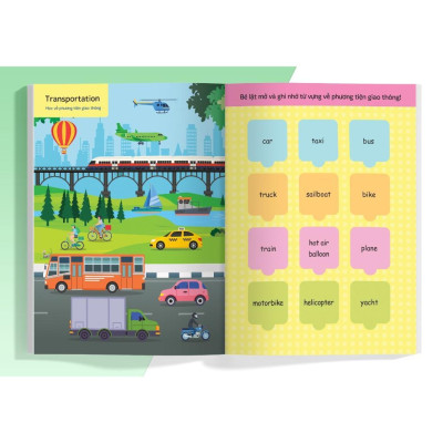 Sách Tương Tác - Lật Mở Từ Vựng Tiếng Anh Đầu Tiên Cho Bé - Chọn Lẻ 3 Chủ Đề - Megabook