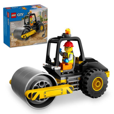 Đồ Chơi Lắp Ráp Xe Lu Công Trình - Construction Steamroller - Lego City 60401 (78 Mảnh Ghép)