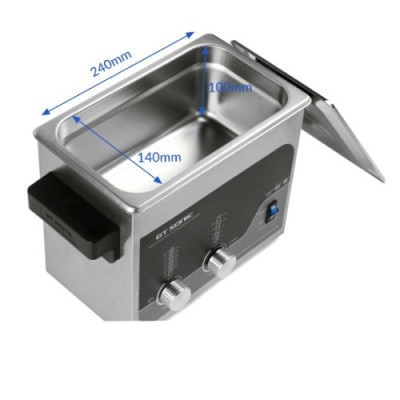 Máy rửa siêu âm GTsonic T3-3 lít công nghệ sóng siêu âm hiện đại, làm sạch nhanh bụi bẩn, dầu mỡ, cặn bám; thích hợp vệ sinh trang sức, kính mắt, đồng hồ, linh kiện điện tử, dụng cụ y tế, phòng thí nghiệm – Hàng chính hãng