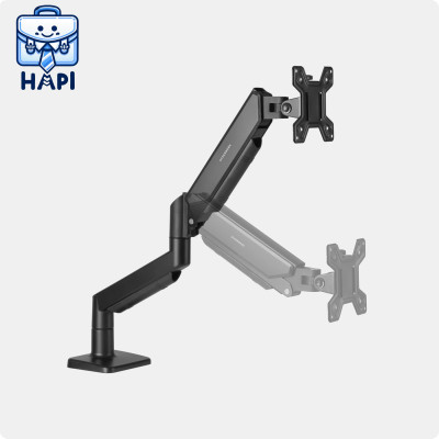 Giá đỡ màn hình hàng chính hãng HyperWork Core Arm HPW-SA01 chân đế nhôm nguyên khối, hỗ trợ màn hình 22-32 inch